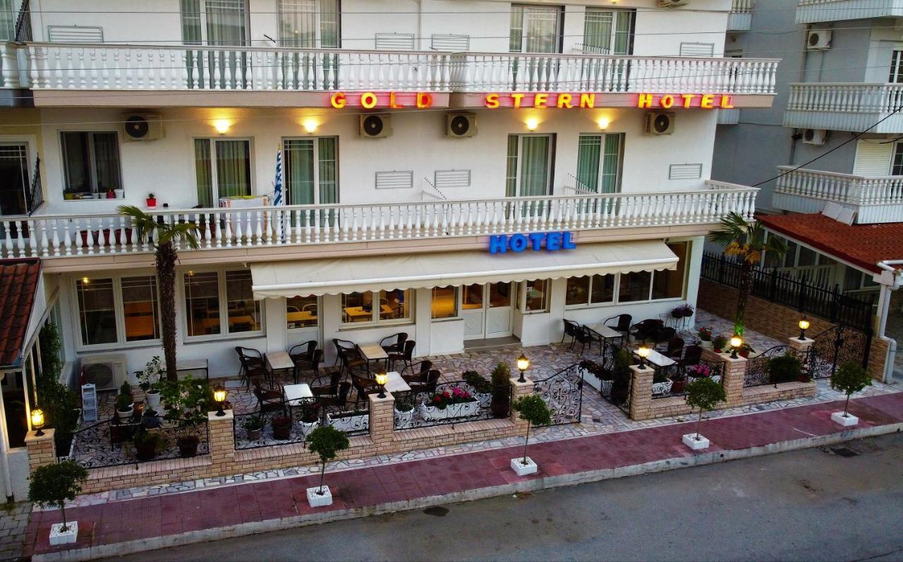 Gold Stern Hotell Paralía Exteriör bild