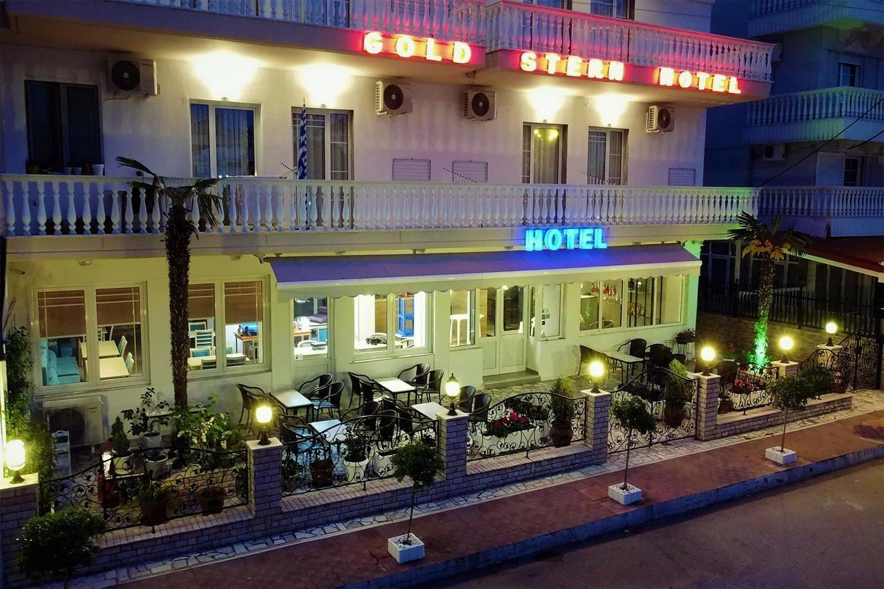 Gold Stern Hotell Paralía Exteriör bild